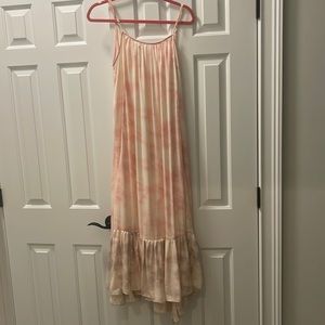 Free people pink and white size small dress